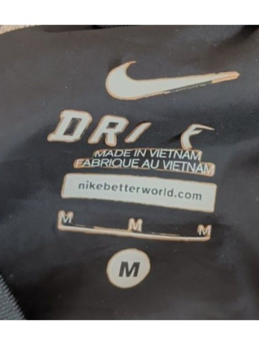 Nike Running Bomber Windbreaker Jacket Mens Black Sz Medium Drifit Outdoor - Picture 4 of 10